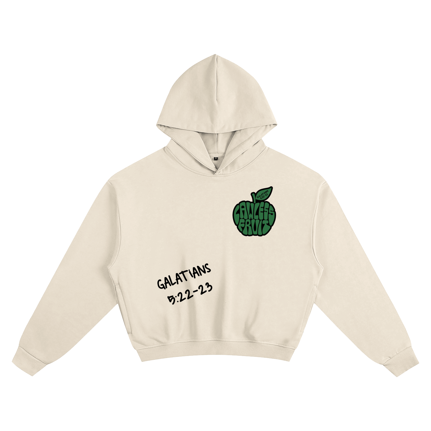 “Be Fruitful” Hoodie (Unisex Crop Fit)