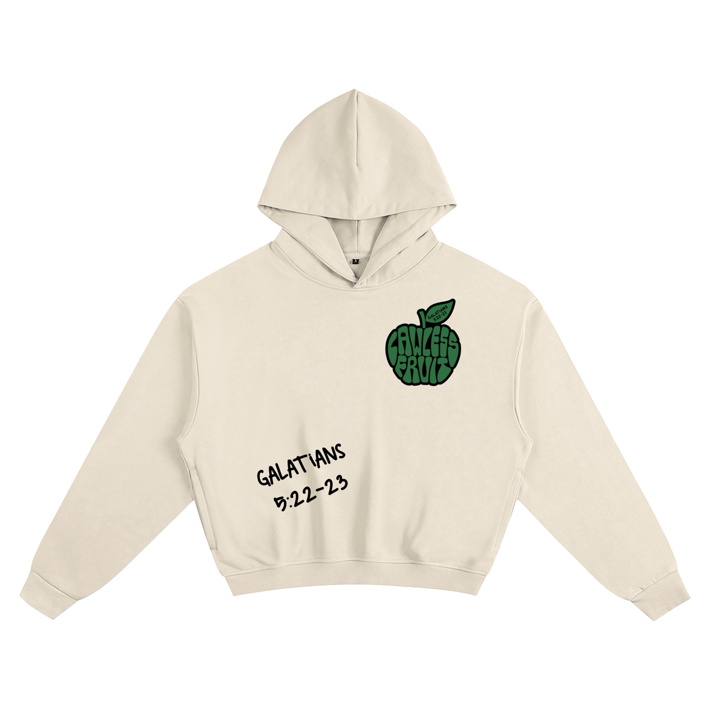 CreamGreen Lawless Fruit STAPLE Hoodie (Unisex Crop Fit)