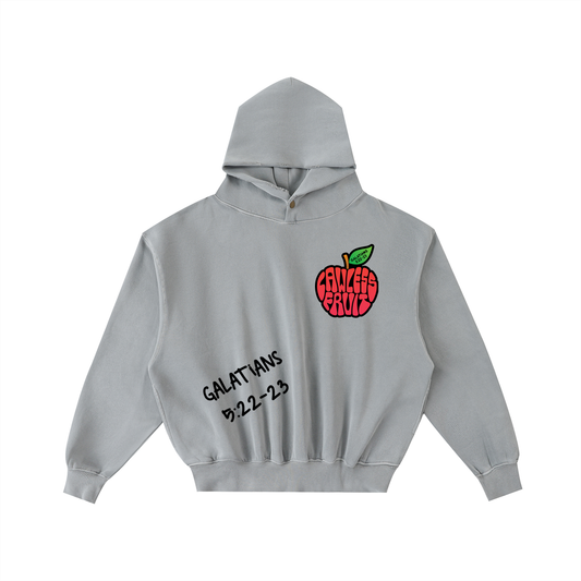 GreeeyDay Lawless Fruit “STAPLE” Hoodie (black lettering)