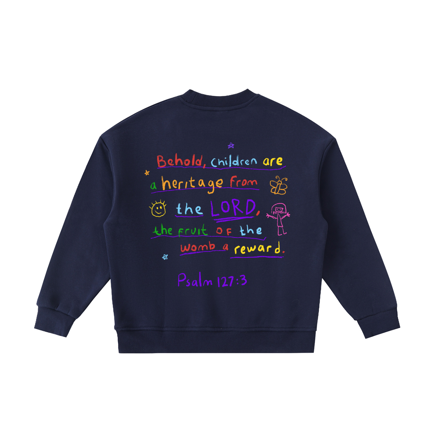 Lawless Fruit BIG FACE Kids' Crewneck Sweatshirt