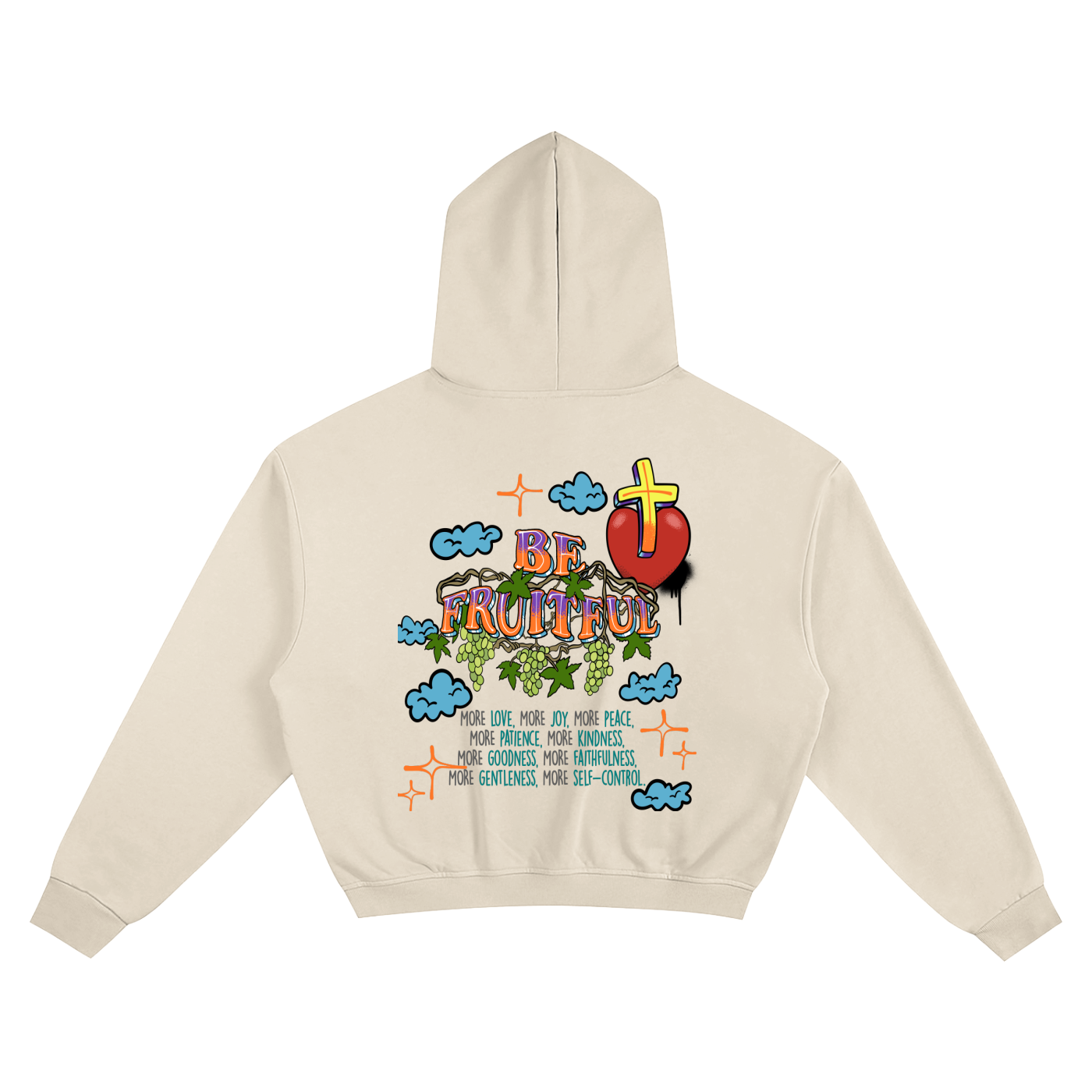 “Be Fruitful” Hoodie (Unisex Crop Fit)