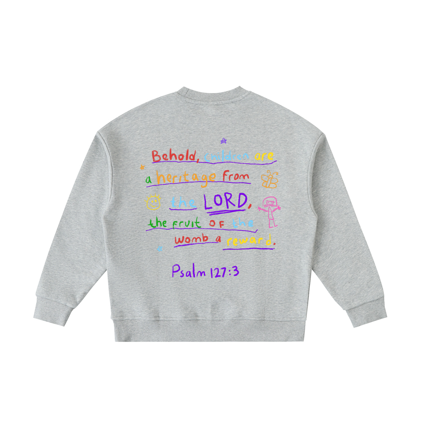 Lawless Fruit BIG FACE Kids' Crewneck Sweatshirt
