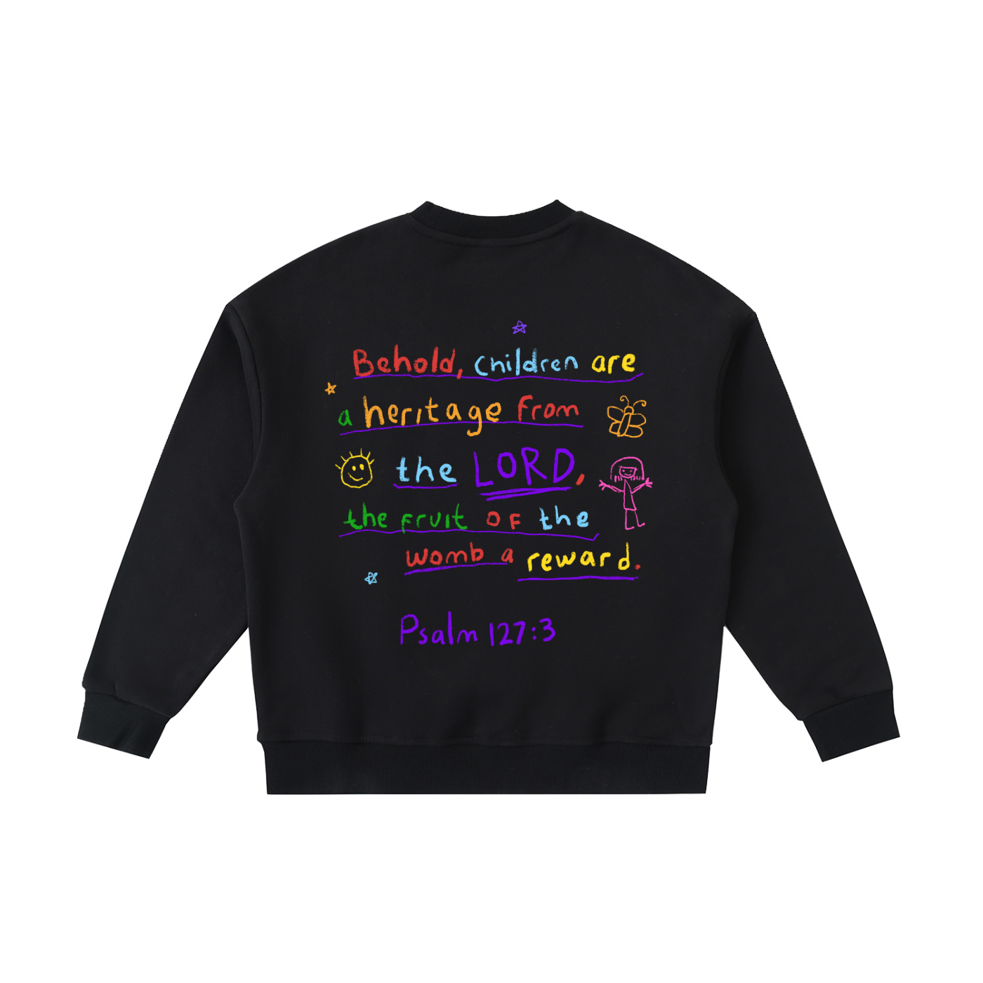 Lawless Fruit BIG FACE Kids' Crewneck Sweatshirt